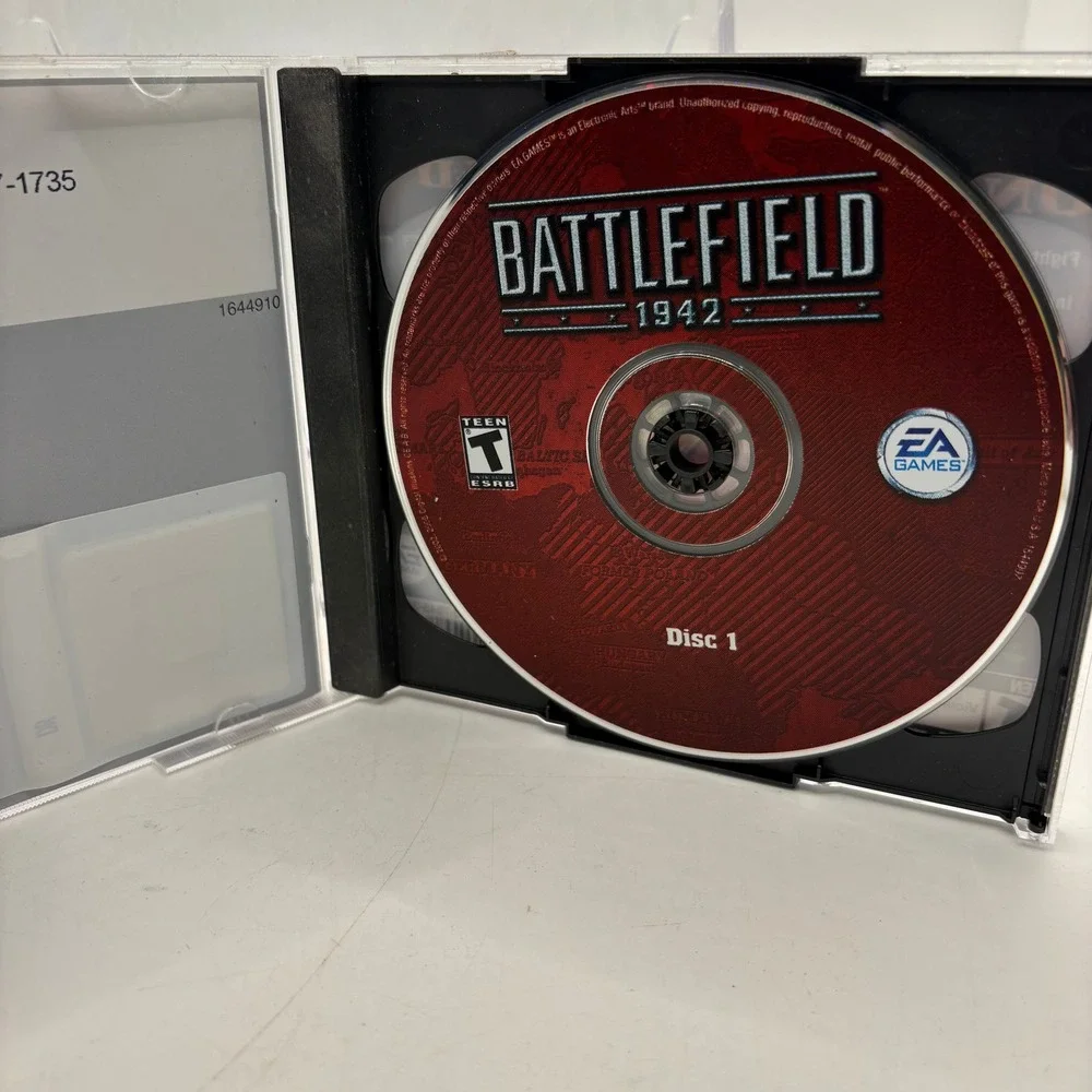 Battlefield 1942 PC CD-ROM Game EA Games DICE 2002 WWII Shooter Jewel Case